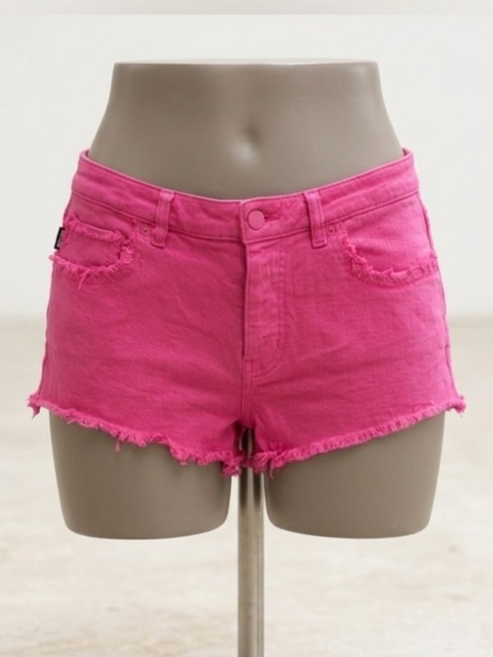 Stunning Love Moschino Hot Pink Denim Shorts - Size us 6